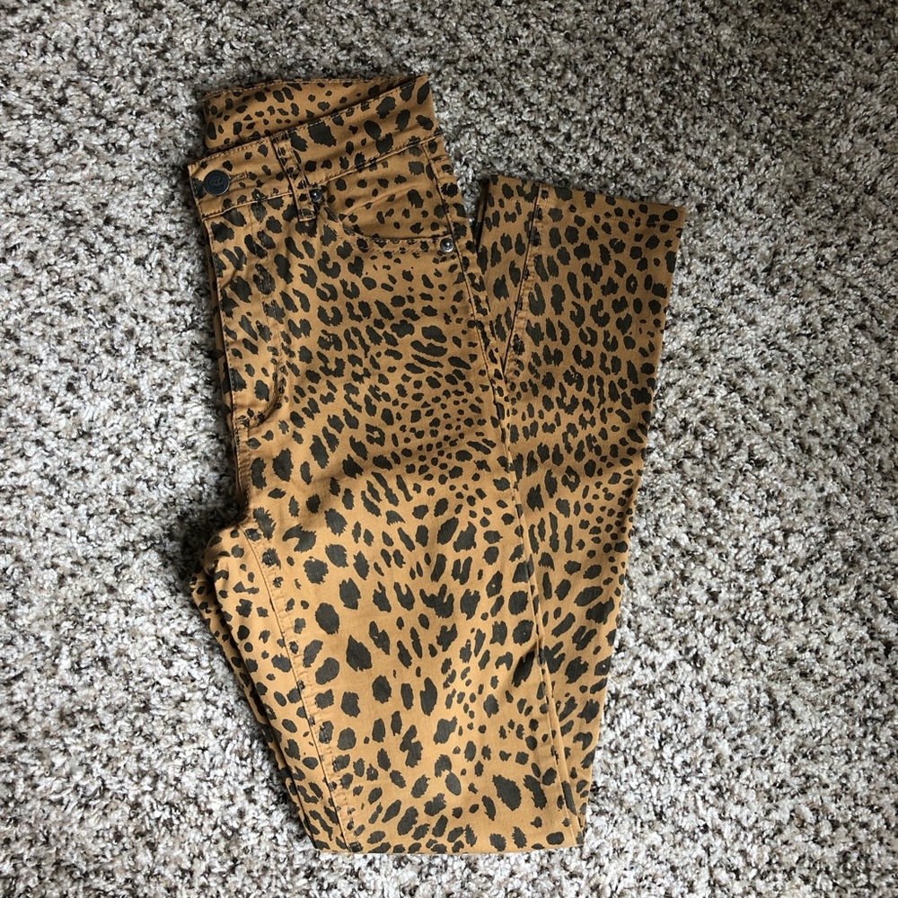 Cheap Monday Leopard Skinny Jeans